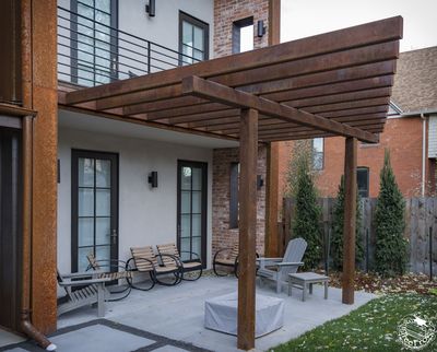 Corten Steel Pergola photo 1