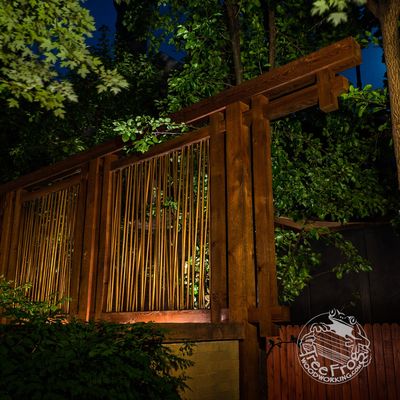 Cedar Shade with Patinated Copper "Bamboo" photo 4