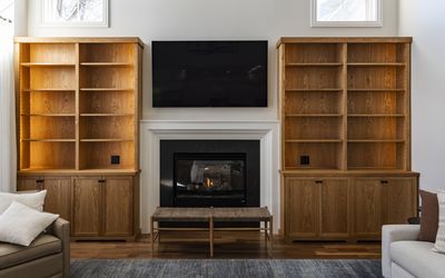 White Oak Integrated Cabinets and Shelving photo 2