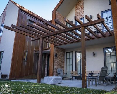 Corten Steel Pergola photo 2