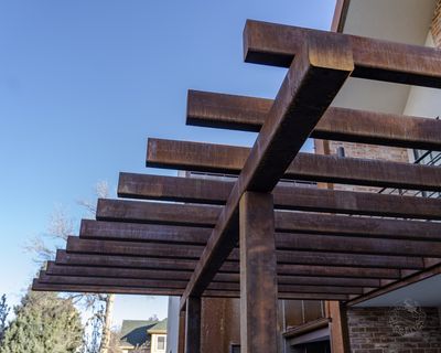 Corten Steel Pergola photo 4