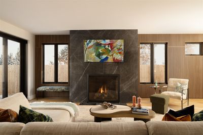 Walnut Finish Acoustic Slatted Wall Panels & More photo 1