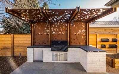 Cantilevered Shade Structure photo 3